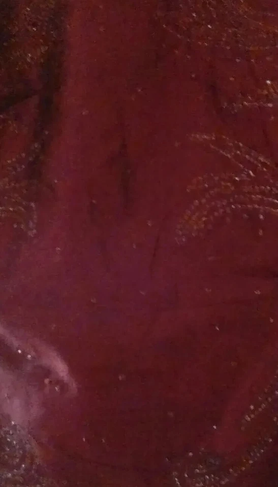 French Connection Pure Silk Maroon Sequinned Halter Top szL. Party/Festival. - Image 2 of 3