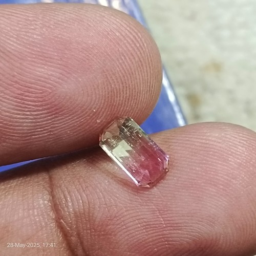 1.55 Natural Bi Color Tourmaline Faceted Best Quality Loose Gemstone for jewelry - Picture 15 of 24