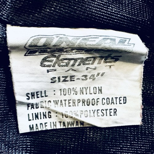 O’Neal Elements Motocross Racing Pant Men's SZ 34 w/Kevlar Black Blue Silver - Picture 10 of 13