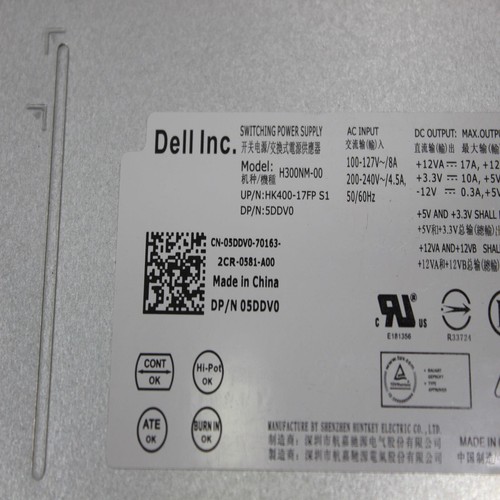 Dell H300NM-00 300W Power Supply 05DDV0 - Bild 5 von 5