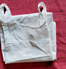 LINGE ANCIEN BELLE CHEMISE DE NUIT / LIQUETTE EN COTON