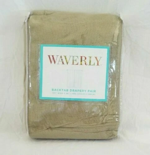 Patrón sólido Poliéster Waverly Cortinas de Ventana