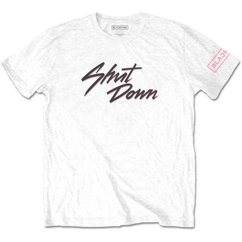 BLACKPINK Shut Down T-Shirt White New