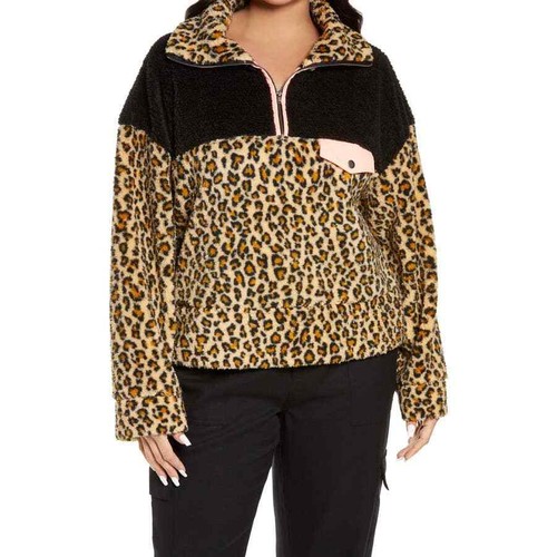 Fleece Pullover Jacket XS Colorblock 