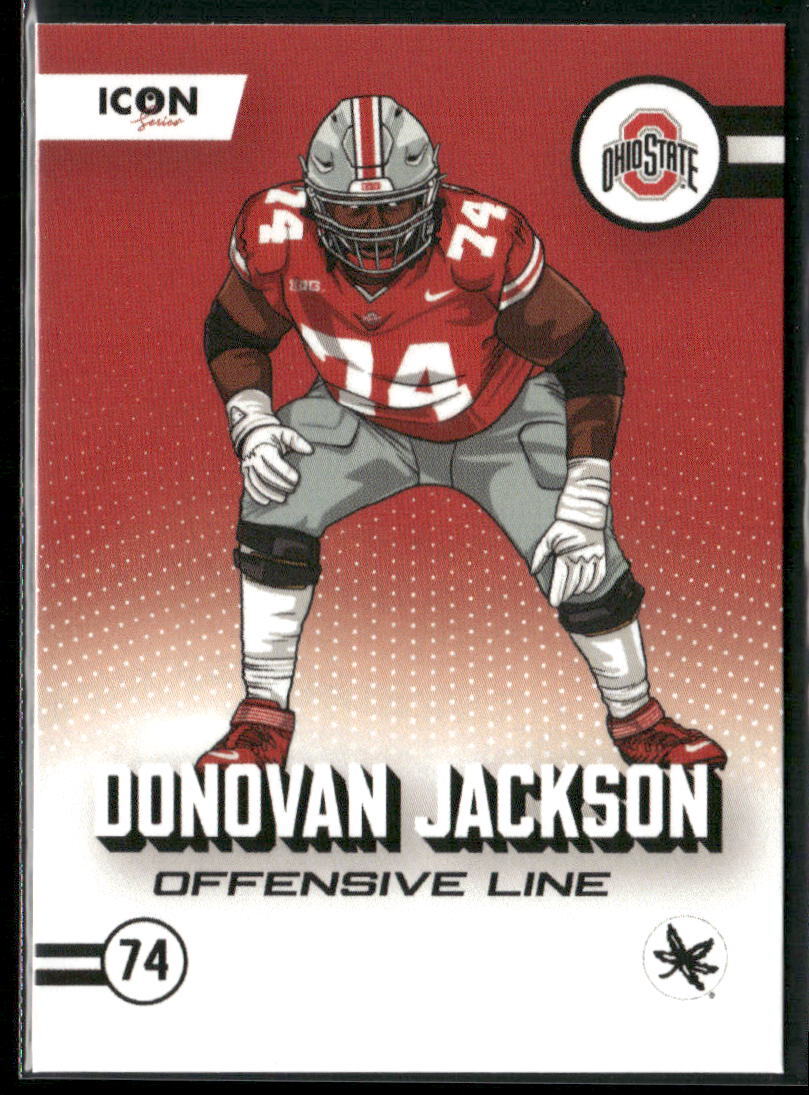 2024 ONIT Athlete Ohio State Buckeyes #IC-5 Donovan Jackson ICON