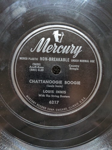 78 RPM Better Back Up Mama Chattanoogie Boogie Louis Innis Mercury 6217 - Imagen 5 de 8