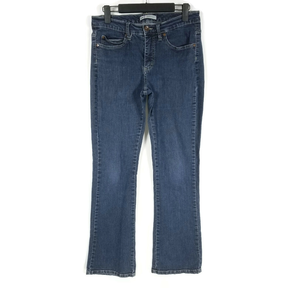 Lee Slender Secret Lower On The Waist Bootcut Jeans Womens 10M Dark
