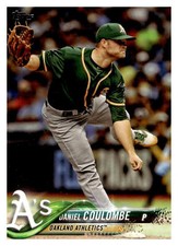 2018 Topps 16 Daniel Coulombe   Oakland Athletics
