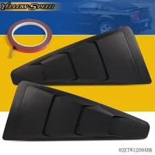 1/4 Quarter Side Window Louver Scoop Cover Vent Fit For 2005-2014 Ford Mustang