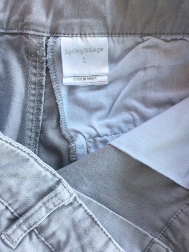 LOT OF 3 Spring & Gege Boys Gray School Uniform Chino Shorts Size Lg EUC - Picture 5 of 5