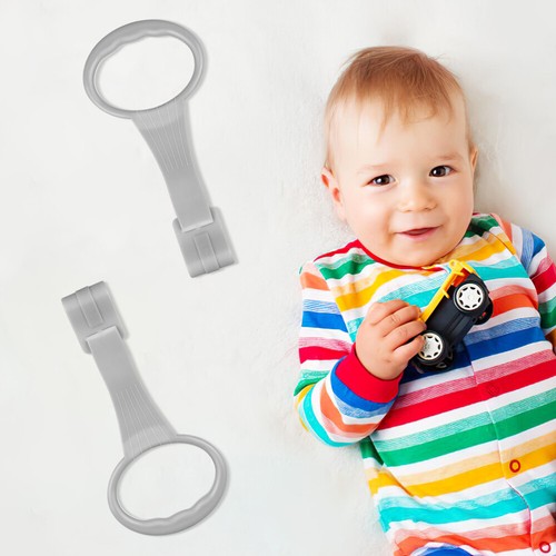 2 Pairs Learning Standing Pull Baby Crib Rings Fitness Bracket Supplies