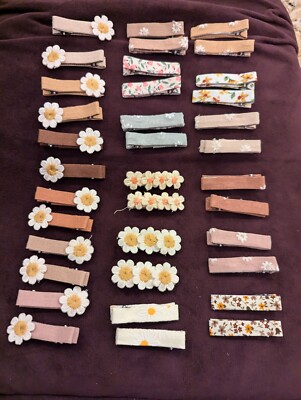 Fancy Clouds 36 PCS Hair Clips Handmade Hair Accessories