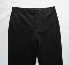 NWOT Ralph Lauren Black Label Wide Leg Tailored Wool Pants in Charcoal Size 6
