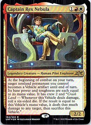 Captain Rex Nebula Unfinity Magic The Gathering Foil Light Play | eBay