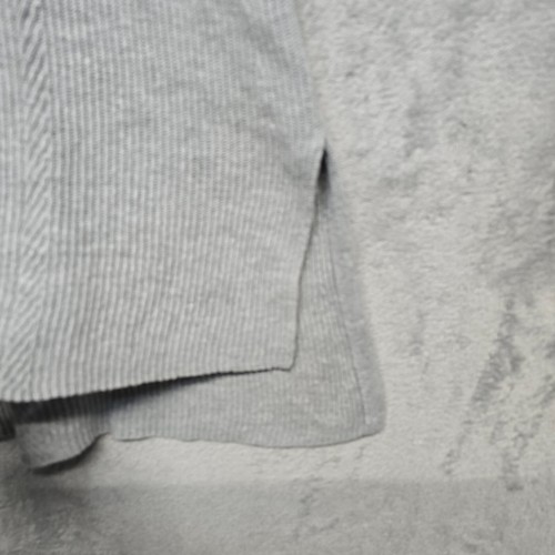 Athleta Top Womens Extra Small Gray Ribbed Escondida Knit Linen Blend Tunic Tank - Picture 10 of 13