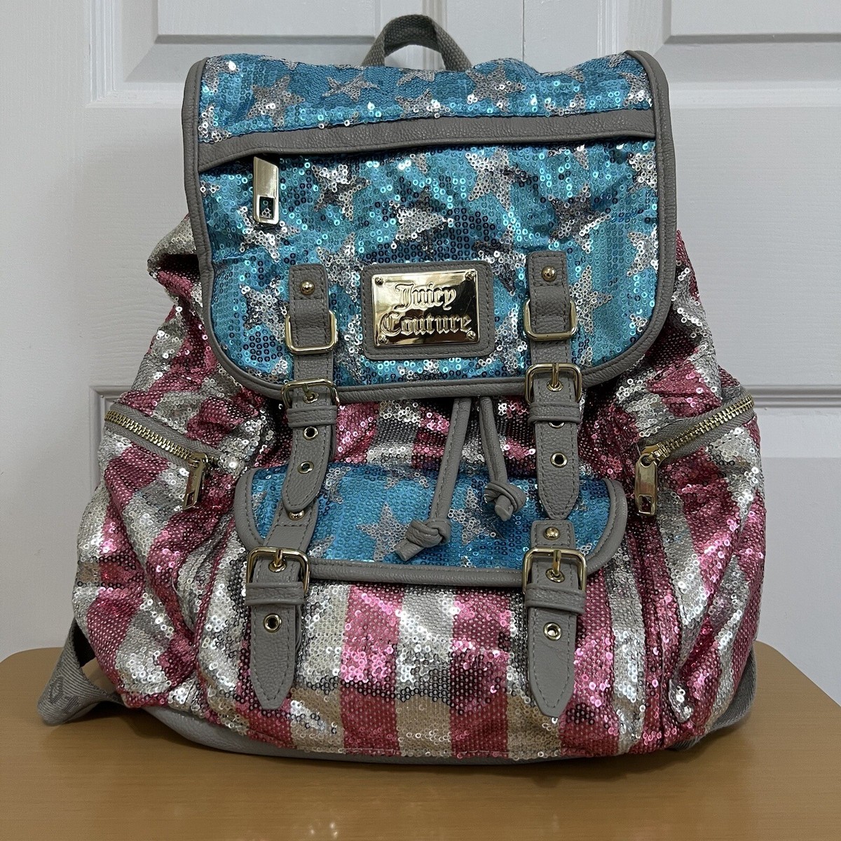juicy couture plaid racer stripe mini backpack Miss Bow Backpack, Pink Flash Faux Leather with Embossed Logo & Front Zip Pocket : Clothing, Shoes & Jewelry making it ideal for daily use or travel Fast & Furious Checkerboard Mini