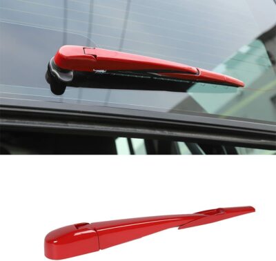 Car Rear Window Windshield Wiper Blade Trim Cover For Jeep Wrangler JL 2018+ Red