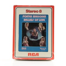 Porter Wagoner Ballads of Love 8-Track Tape, REFURBISHED, 1972, RCA P8S-1975