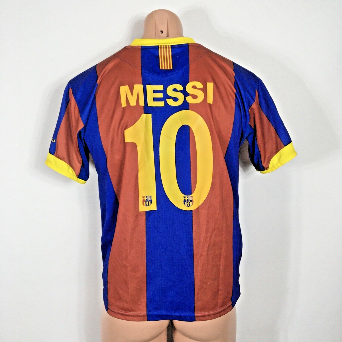 Nike Drifit Barcelona FCB Soccer Jersey S 2010 2011 Unicef MESSI