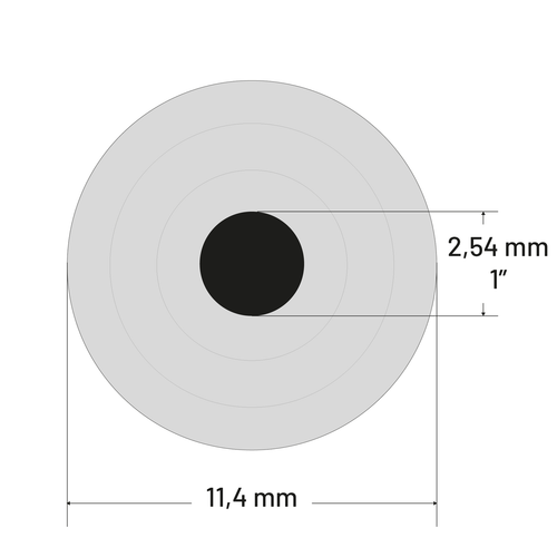 Etiquetas de envío 103 x 199 mm - Etiquetas de 1 pulgadas térmicas 350 por rollo - Imagen 3 de 7