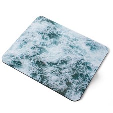 Mouse Mat Pad - Ocean Waves Beach Water Sea Laptop PC Desk Office #45903
