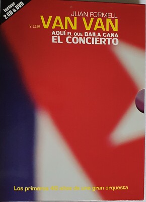 Juan Formell y Los Van Van, Aquí el que baila gana. El concierto, Box DVD+2CD