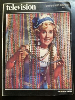 TV St. Louis Post-Dispatch Guide May 5-11 1974 Georgia Engel ~ Retro Ads