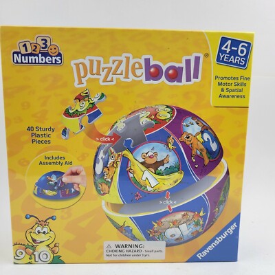 Ravensburger Junior World Globe Puzzleball 96 Piece 3D Jigsaw Puzzle