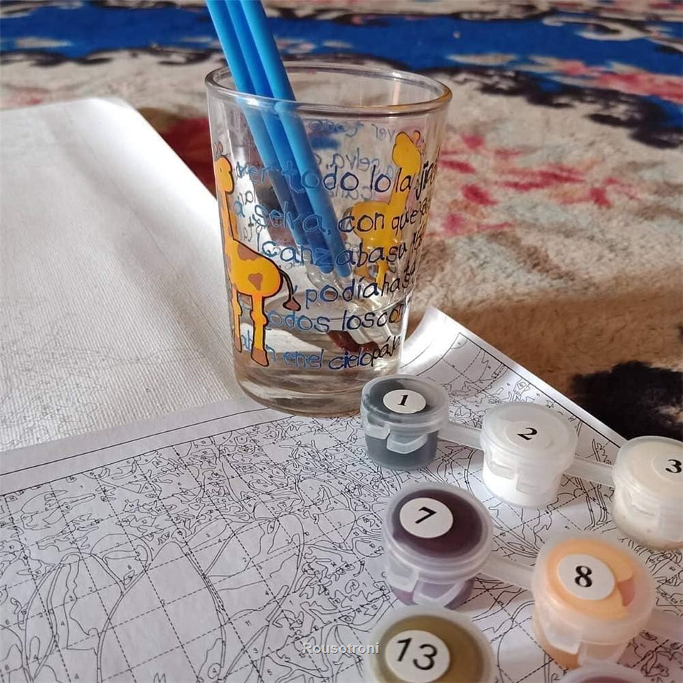 KOMI DIY Paint by Numbers for Adults, Paint by Number Kits on Canvas Painting eBay