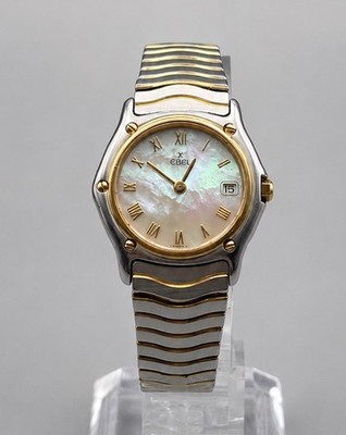 Ebel Sport Classic Stahl/Gold Perlmutt Zifferblatt 28 mm Damen Fullset Quarz