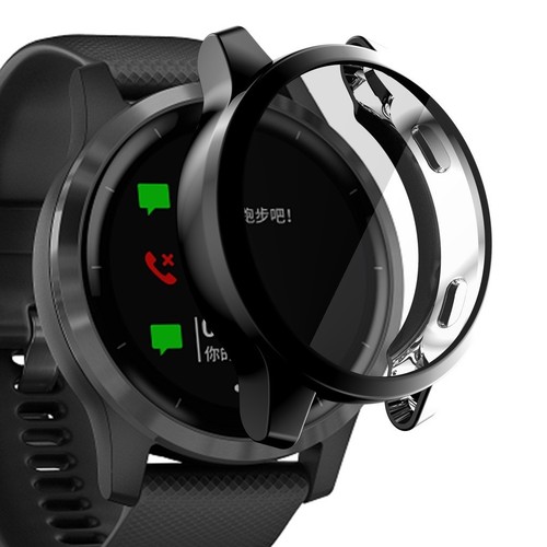Czarne odporne na wstrząsy etui na zderzak do Garmin Vivoactive 4 Venu2 Kompletna ochrona - Zdjęcie 10 z 16