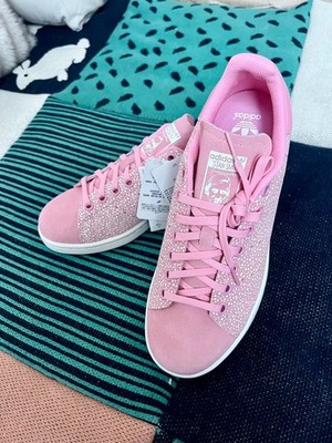 adidas Originals Stan Smith Damen Sneaker, rosa-weiß Low Top, EU 39 Neu mit Etik