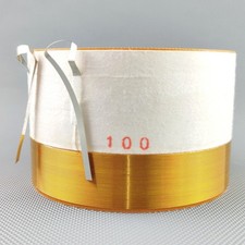 1pcs 100mm Core Bass Voice Coil Woofer Sound Speaker Repair Parts in out wire