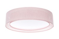 Deckenlampe Stoff Rund Rosa Schlafzimmer Flur E27 Ø60 Cm Deckenleuchte Blendarm