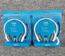 Set Of 2 Logitech Stereo Headset H150 - Cloud White