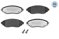 Meyle Bremsbelagsatz, Scheibenbremse 025 220 8718/PD Passend FüR Fiat Opel