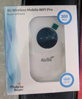 4G LTE Mobile Router Wireless WiFi Pro 300Mbps Super Software