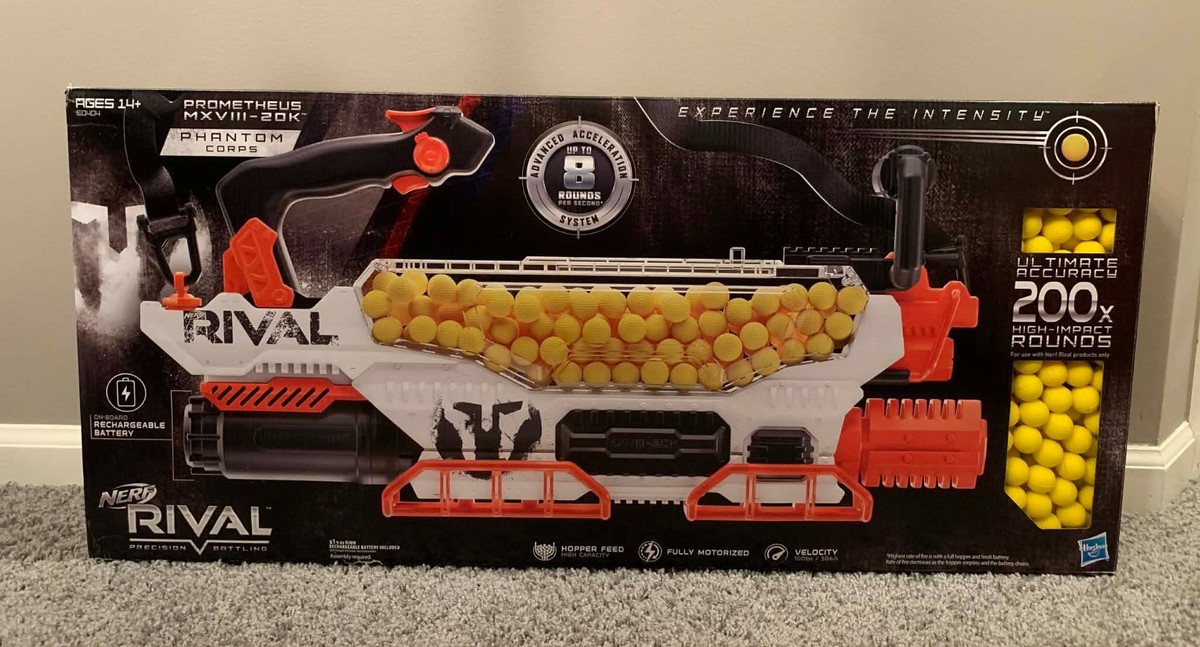 NERF Rival Prometheus MXVIII-20K Toy Blaster for sale online | eBay