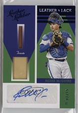 2019 Leather & Lumber and Lace Signatures Blue 1/15 Reese McGuire Auto 11z5