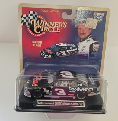1998 Winner's Circle Dale Earnhardt #3 Goodwrench Monte Carlo 1:43 Scale