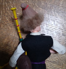 VINTAGE 11"  KLUMPE DOLL~ BAG PIPE PLAYER~VGC — photo 6