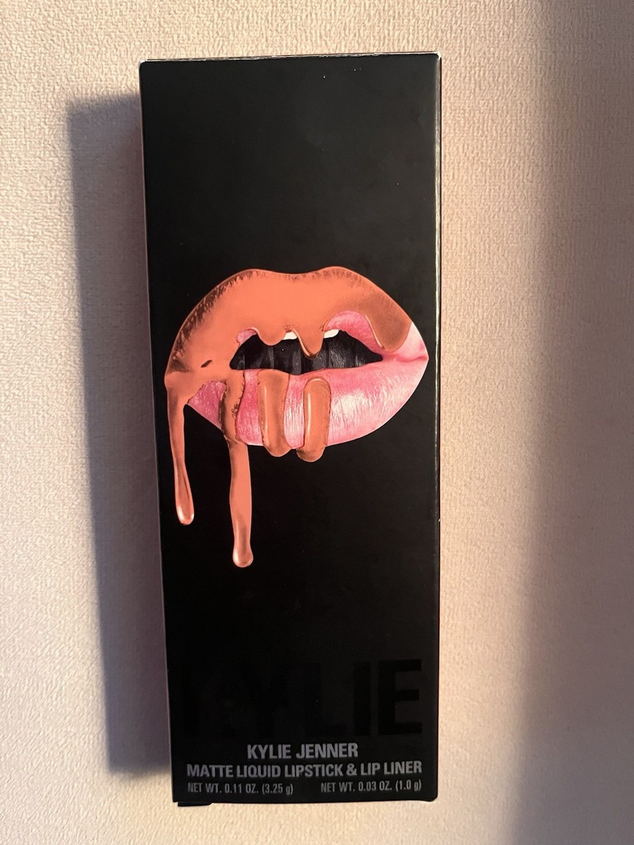 Kylie Lip Kit Sweater Weather Black Box Original Matte Lipstick Lip Liner 