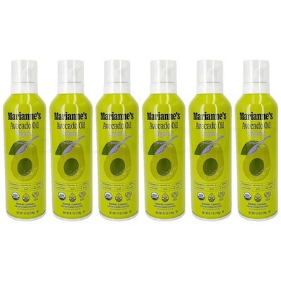 100% Pure Organic Avocado Oil Cooking Spray 4.7oz High Smoke Point Lot of 6