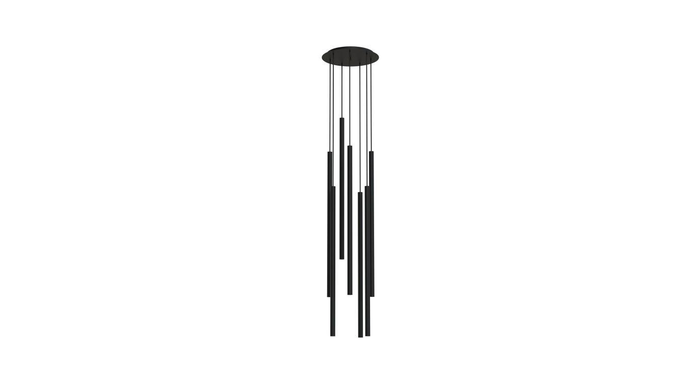 Pendant Light Laser Black VII 7667 Lighting