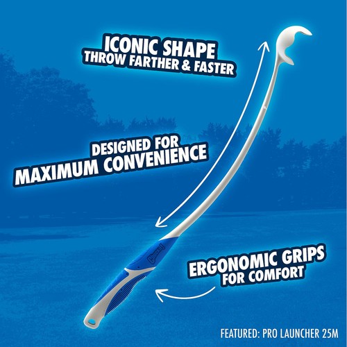 Chuckit! Dog Ball Launcher Pro 18" mit Medium 25" Apportierwerfer für Hunde 2060 P - Bild 2 von 5