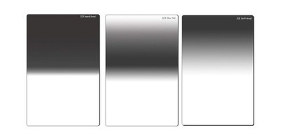 ICE 100mm x 150mm Grad ND Set of 3 Filters Sunset (Reverse) Hard, Soft ND8 Fi...