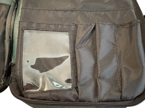 Vintage 90s Jansport Green Strap Crossbody Bag /Backpack - Brown Leather Lower - Picture 18 of 24