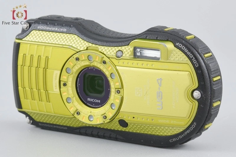 "Count 918" Ricoh Pentax WG-4 Lime Yellow 16.0 MP Waterproof Action Camera - Image 2 of 4