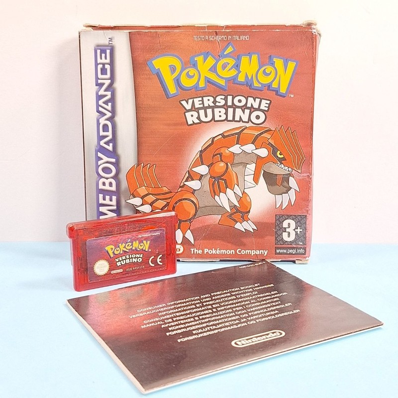 Pokemon Ruby - Nintendo Game Boy Advance (Original; New Battery) 🎮⚡
