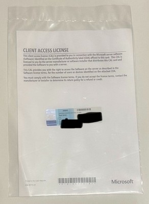  ️ Microsoft Lizenz Dell Windows Server 2019 CAL 10 Benutzer Neu OEM  